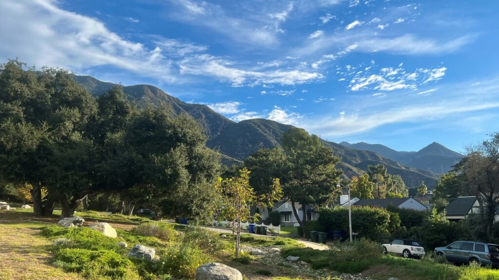 image of green hills